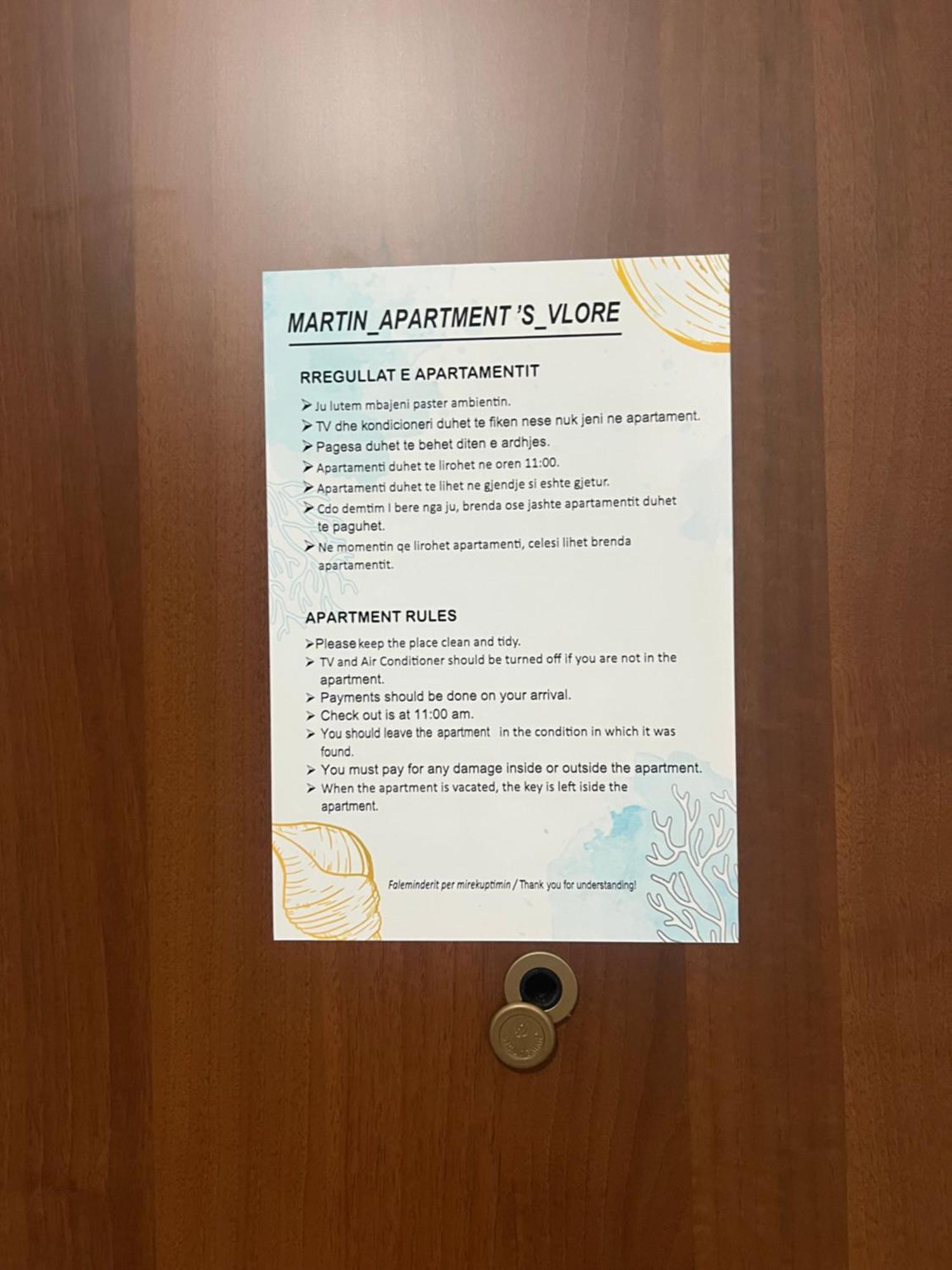 Martin Ferraj Riviera Appartement Vlorë Buitenkant foto